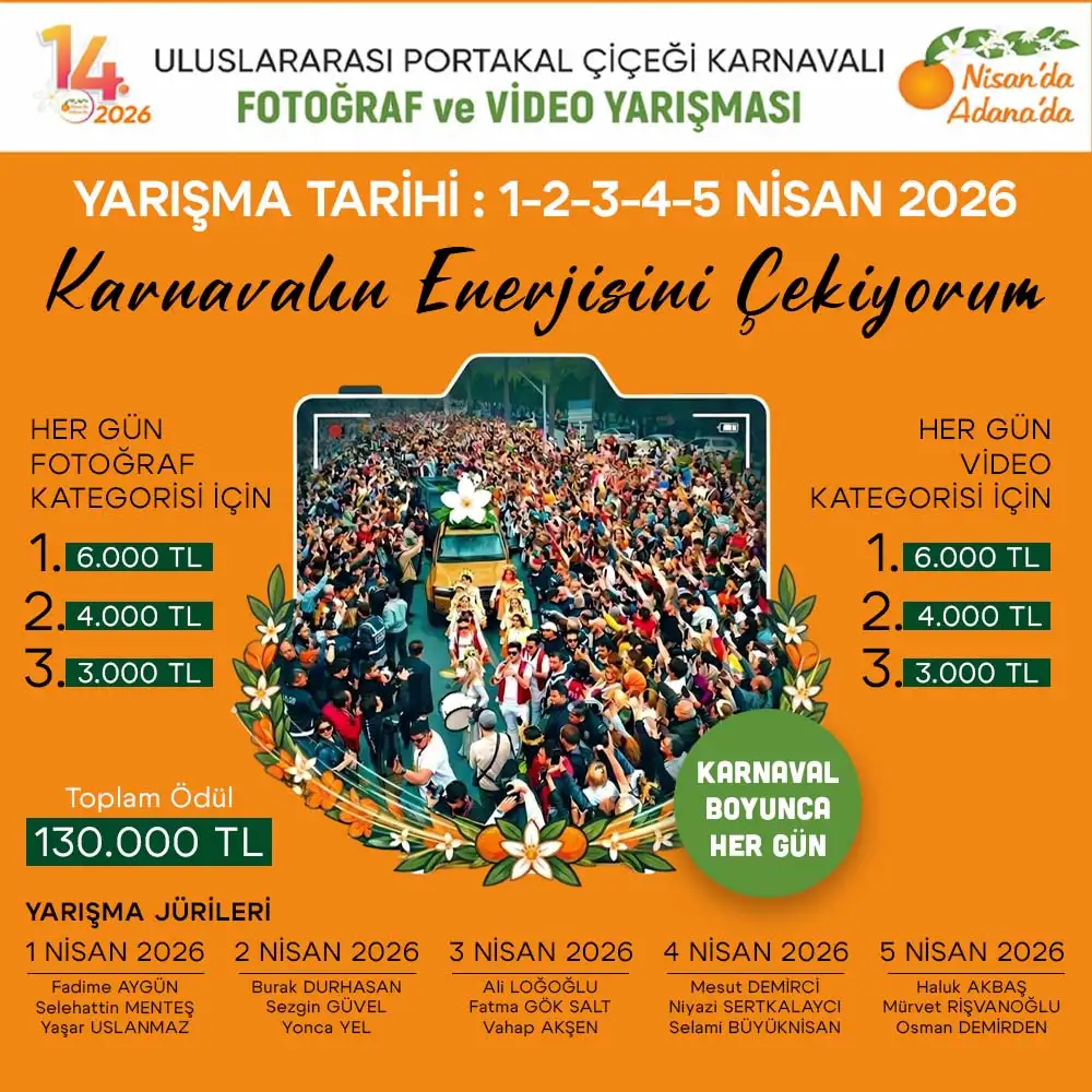 Karnavalın Enerjisini Yakalamaya Hazır Mısın? | Adana Portakal Çiçeği Karnavalı