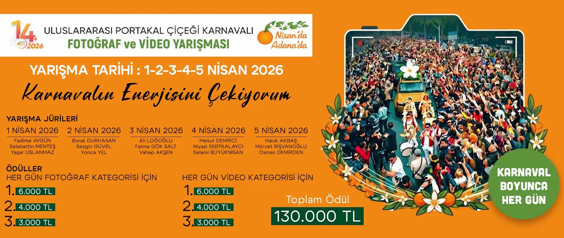 Karnavalın Enerjisini Yakalamaya Hazır Mısın? | Adana Portakal Çiçeği Karnavalı