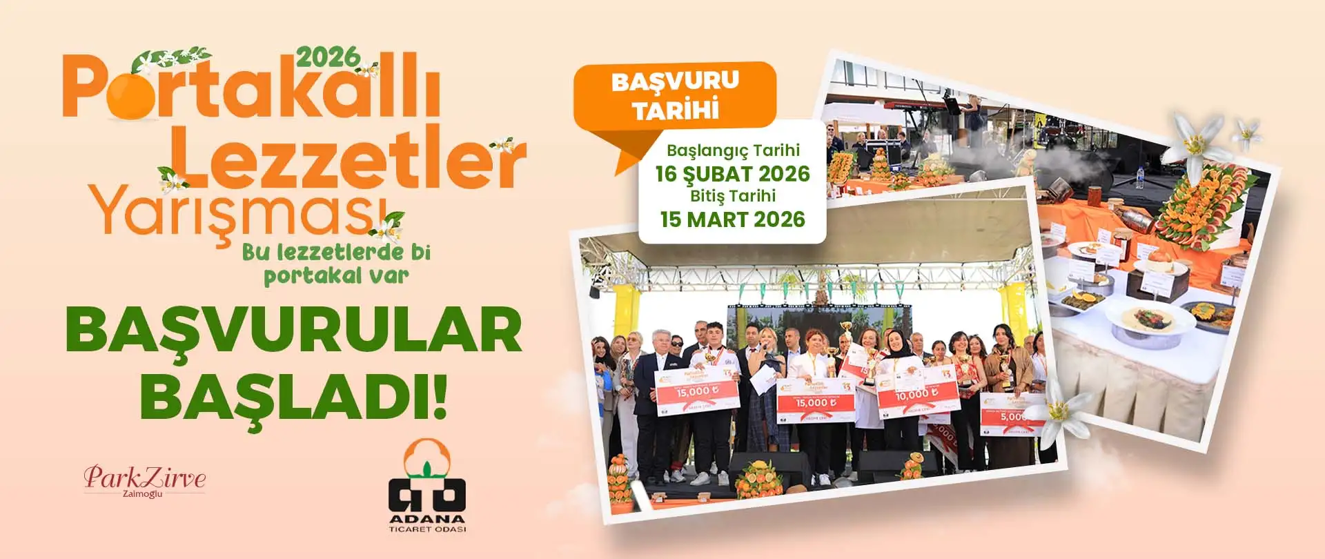 Portakallı Lezzetler Yarışması | Nisan'da Adana'da